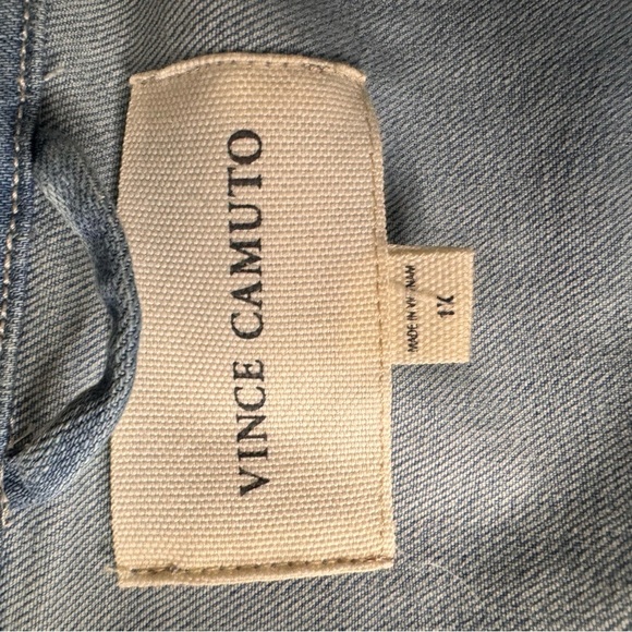 Vince Camuto Denim Trucker Jacket Size 1X - Picture 10 of 11
